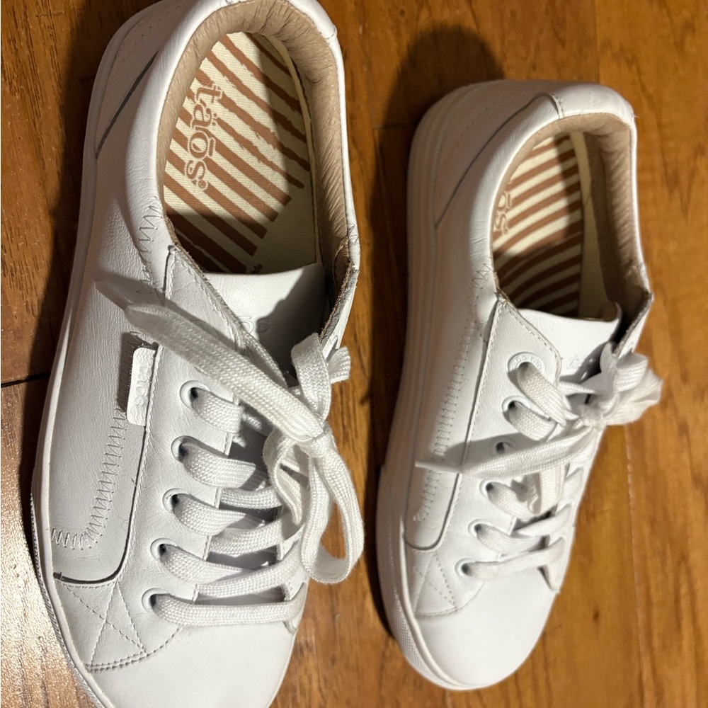 Taos Footwear White Women's Sneakers - Picture 4 of 6